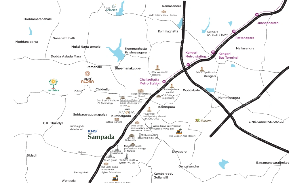 KNS Sampada Location